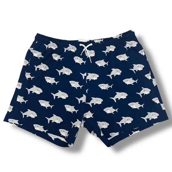 Bermies Other - Bermies Men's Swim Trunks‎ Classic Med 5” Sharks